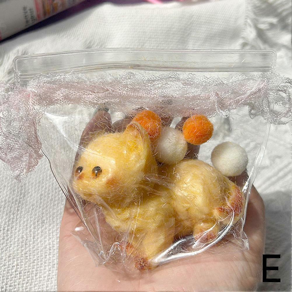 Cartoon Kawaii Plush Cats Slow Rebound Toy Soft Feel Pinching Fingertip Toy