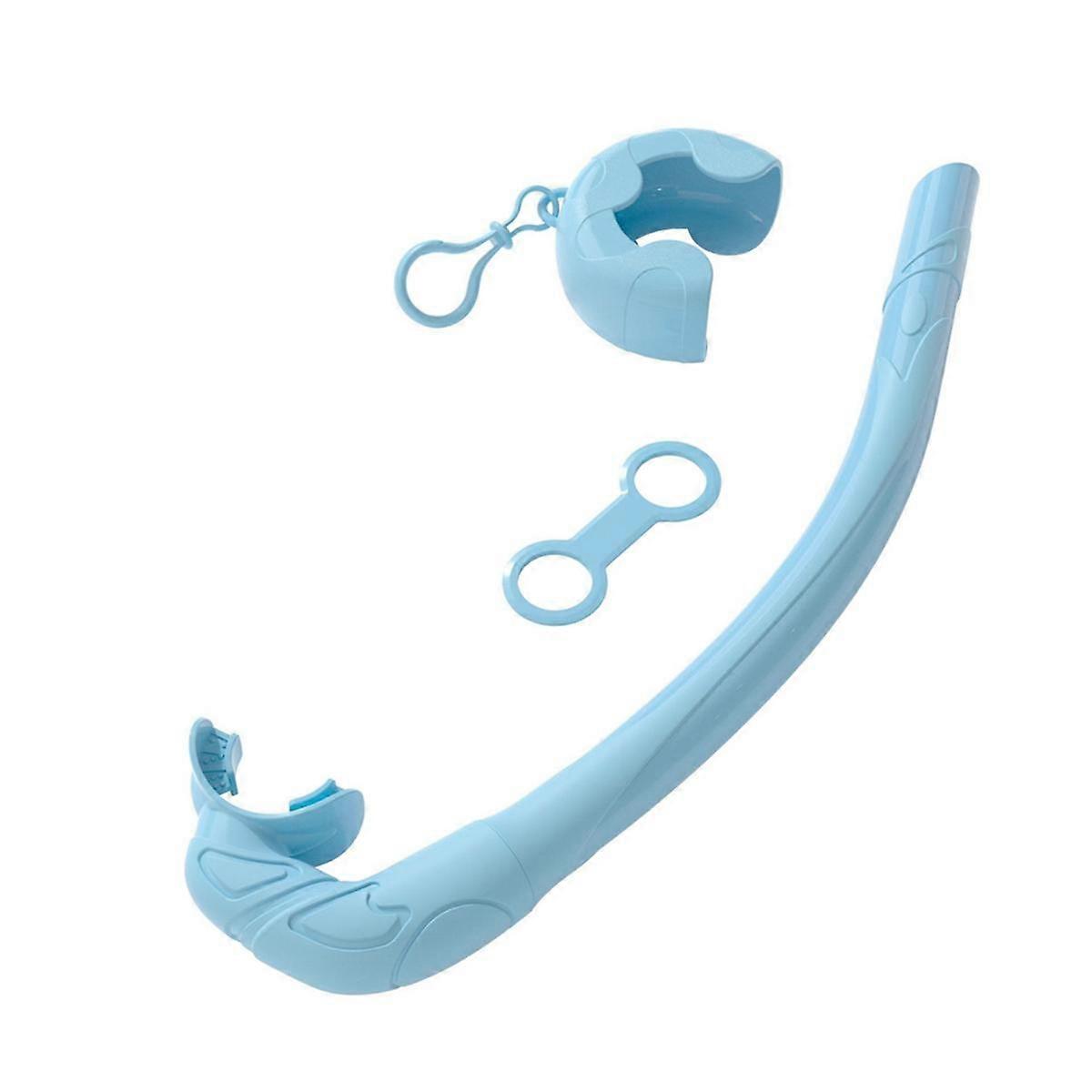 tuba de plongée en silicone souple, conception portable et pliable, facile à respirer, adapté à la plongée en apnée et à la natation, c