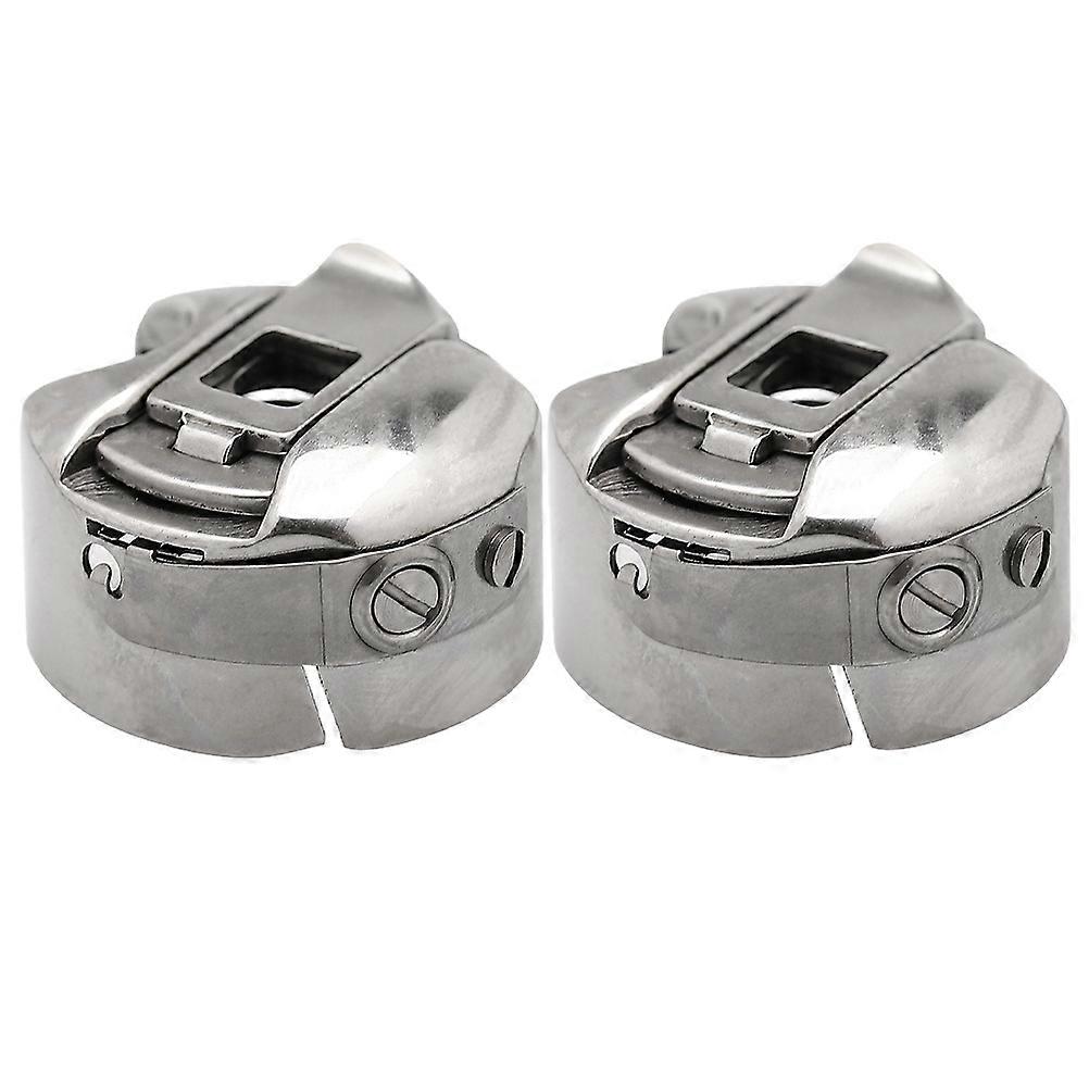 2 Pcs Metals Vintage Bobbin Case Embroidery Machine Bobbin Case Sewing Machine Bobbin Sleeve Simple Bobbin Case