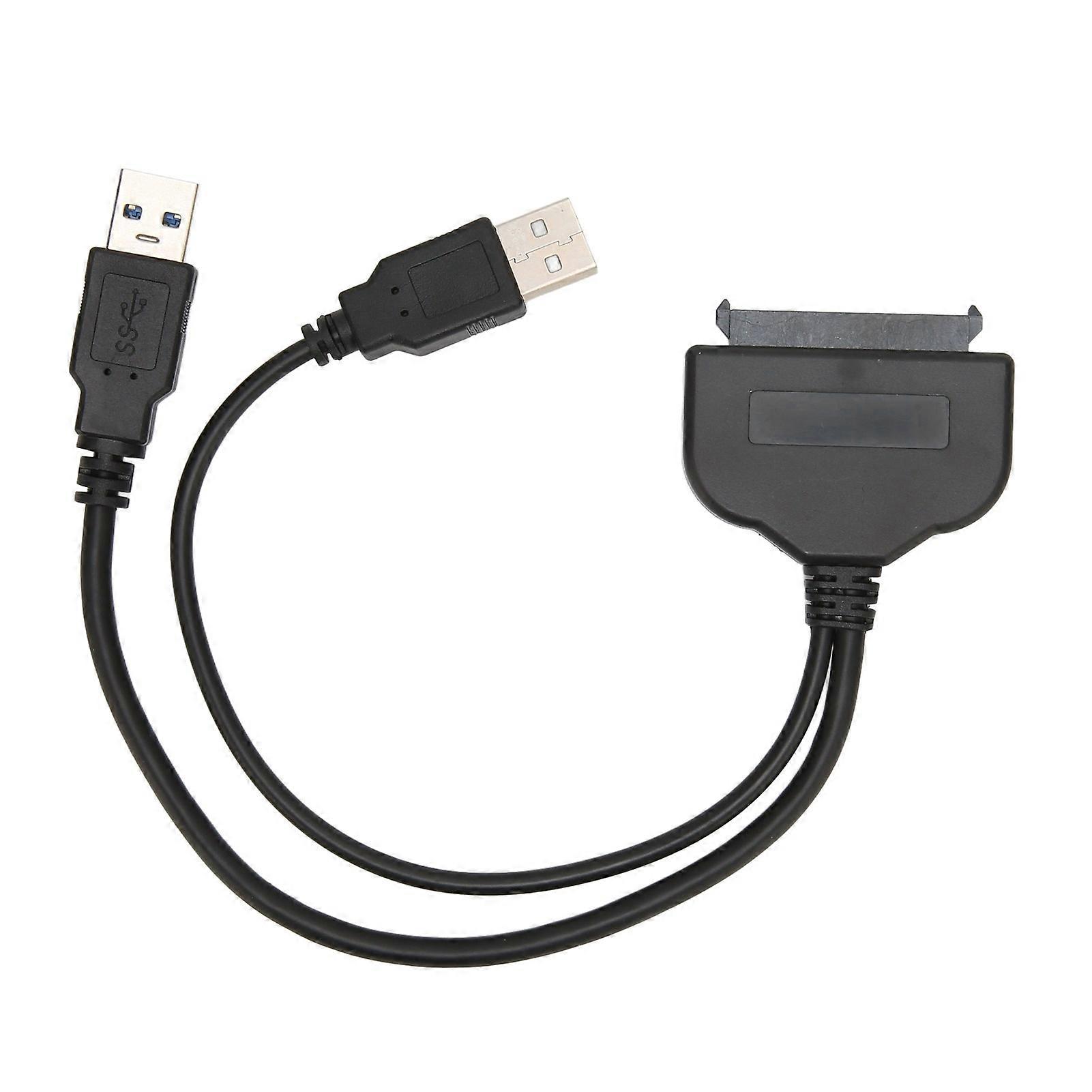 SATA to USB 3.0 Adapter Cable 6Gbps High Speed Plug and Play Hot Swap Hard Drive Adapter for 2.5in HDD SDD