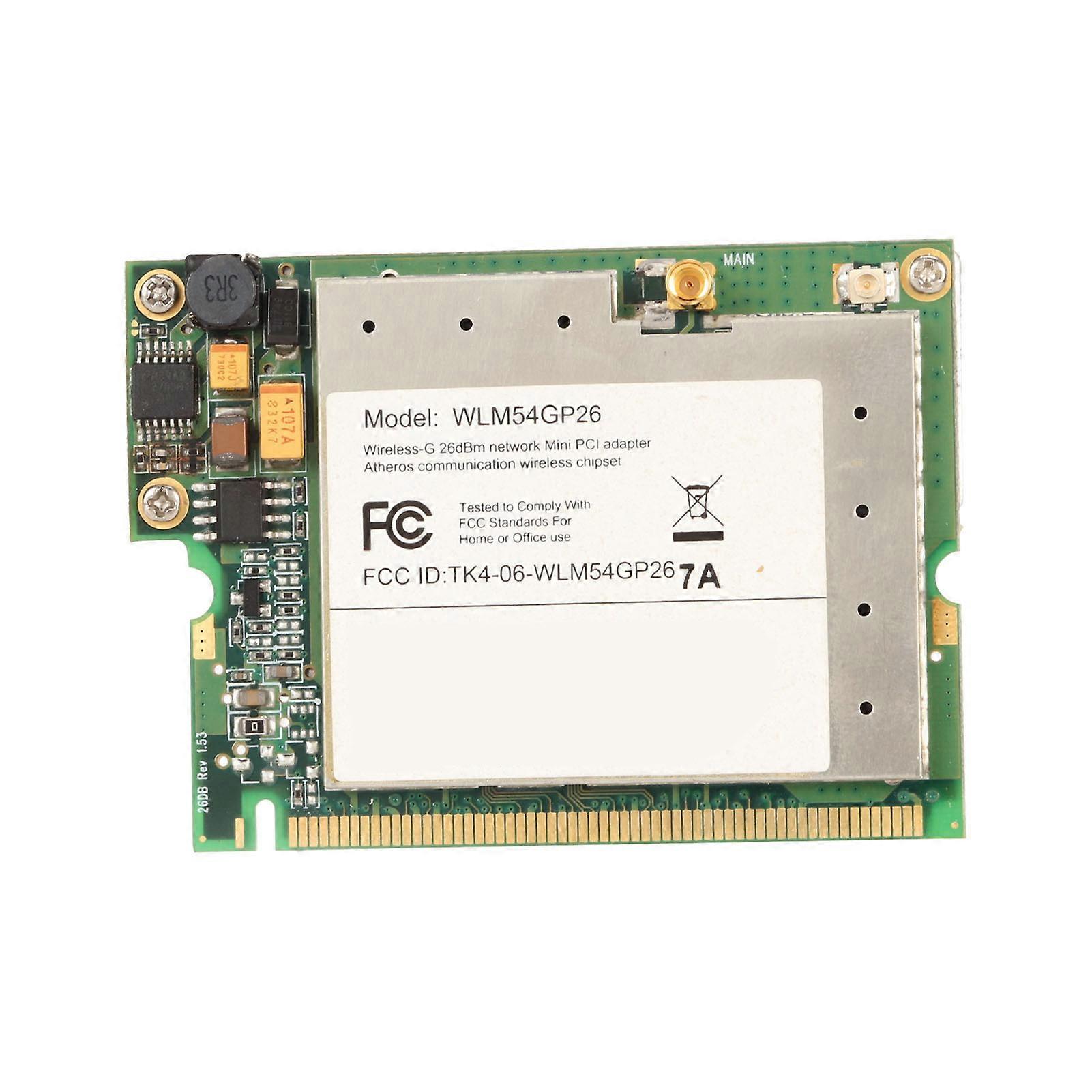 Mini-PCI-Netzwerkadapter, 2,4 GHz, 108 Mbit/s, WiFi-Netzwerkkarte, drahtlose Netzwerkkarte für Router, Laptop