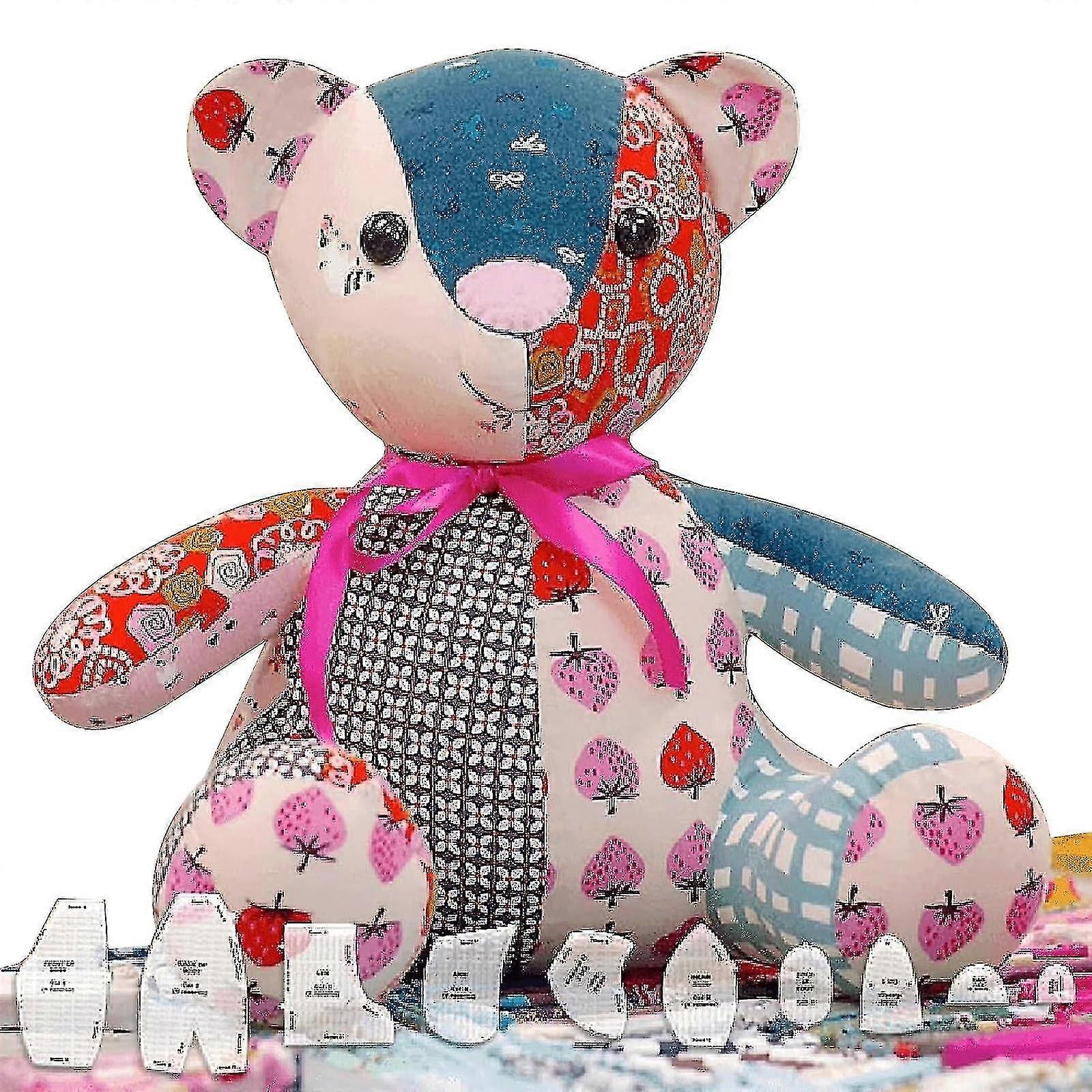 KINCJON Memory Bear Template Ruler Set,memory Bear Template Ruler Set, With Instructions