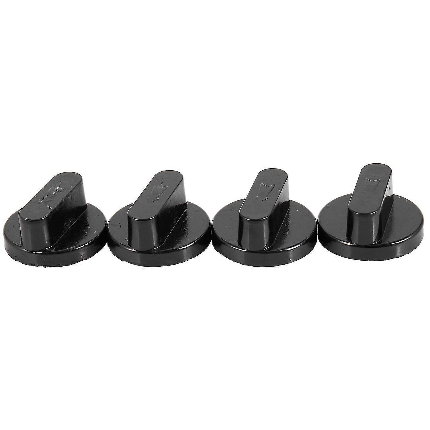 Pakke med 4 gasskomfyrknapper enkelt å installere praktisk erstatning elegant bryterknapp for gasskomfyr R