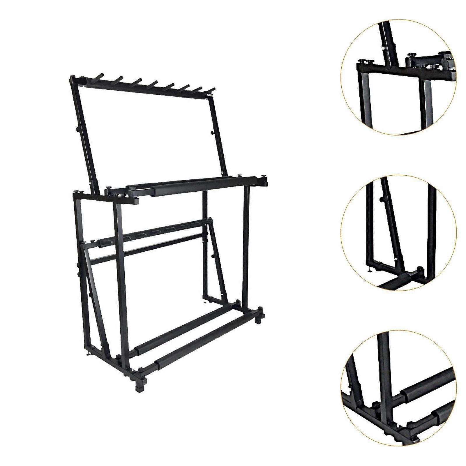 Tennis Racquet Storage Rack 2 Tiers Decor Holder for Violins Home Gym ...