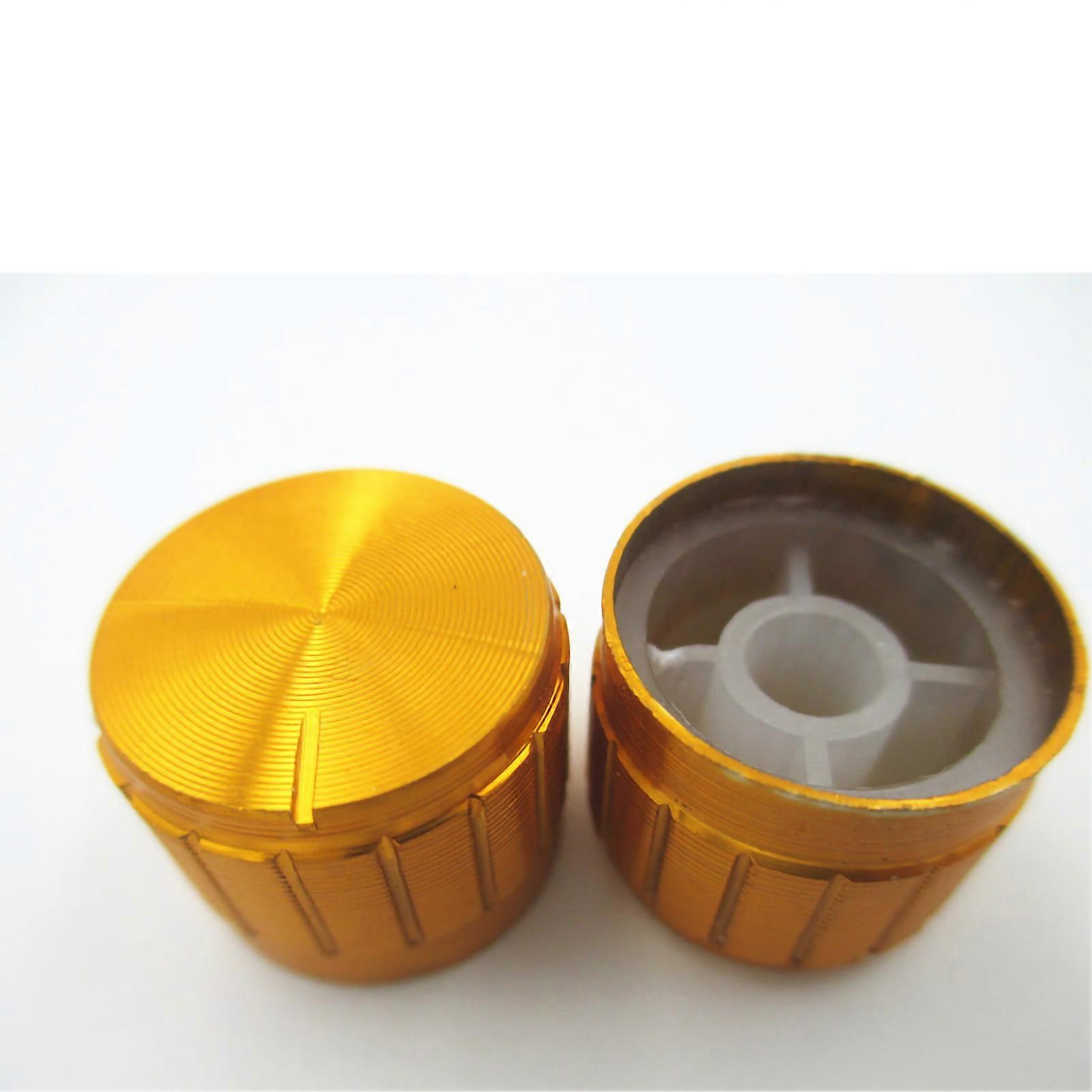 Switch Knob Potentiometer Cap Aluminum Alloy Sound Rotary Volume Control Floor Lamp Knob Gold