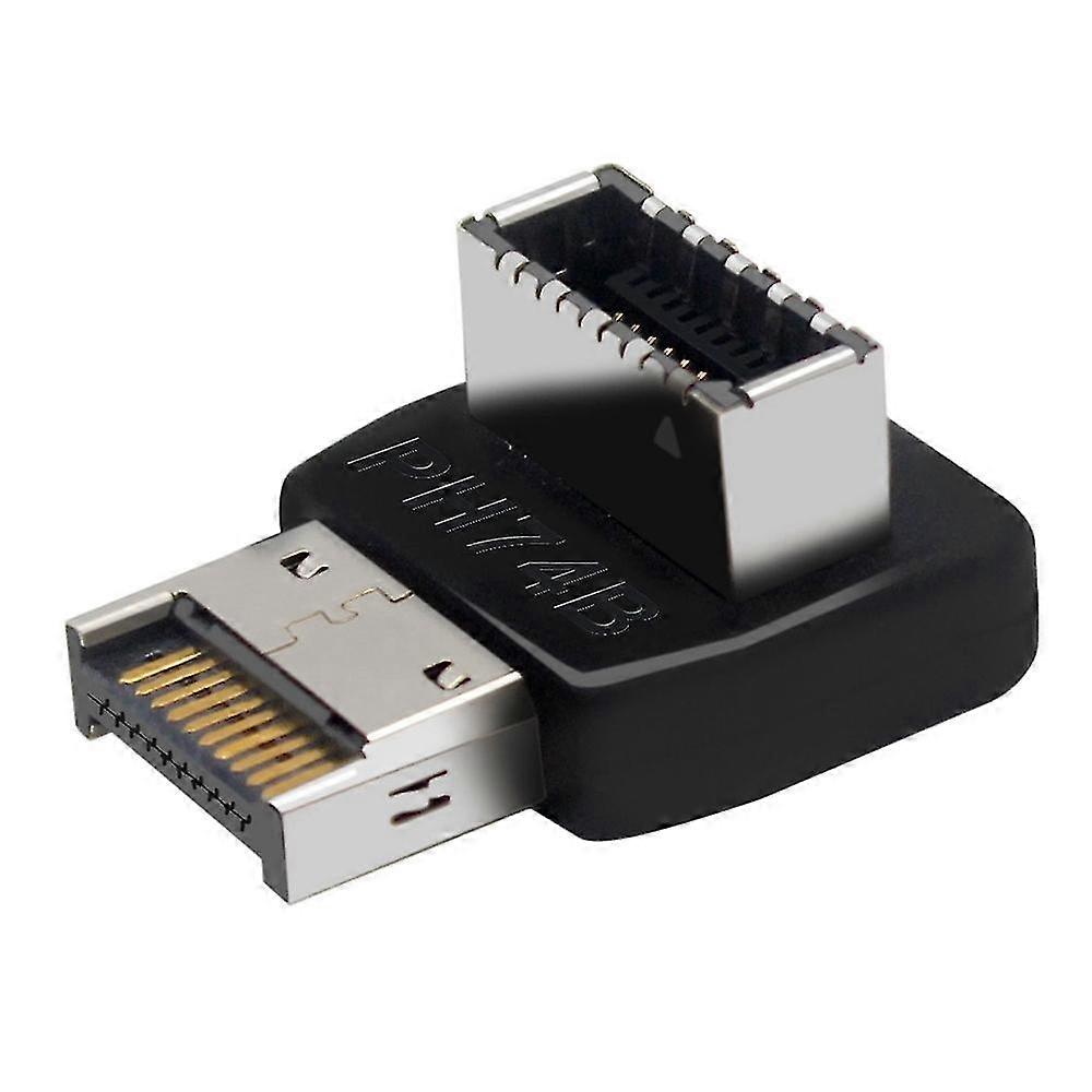 Computer Motherboard Type-E USB 3.1 Type-E Interface 90 Degree Steering Elbow Front Type-C Installed Adapter(PH74B)