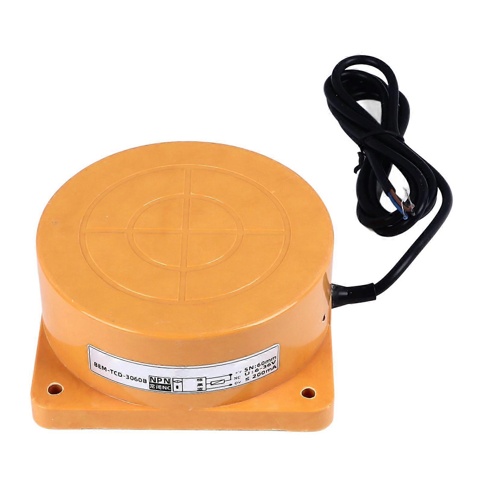 Inductive Proximity Switch 60mm Range NPN Output 3 Wire NC Approach Sensor 6?36V DC