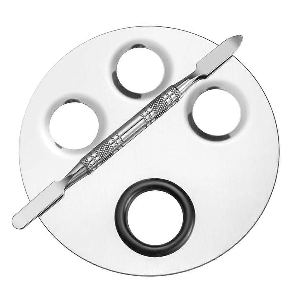 1 Set Makeup with Color Mixing Stick Nail Art Color (S Silver)