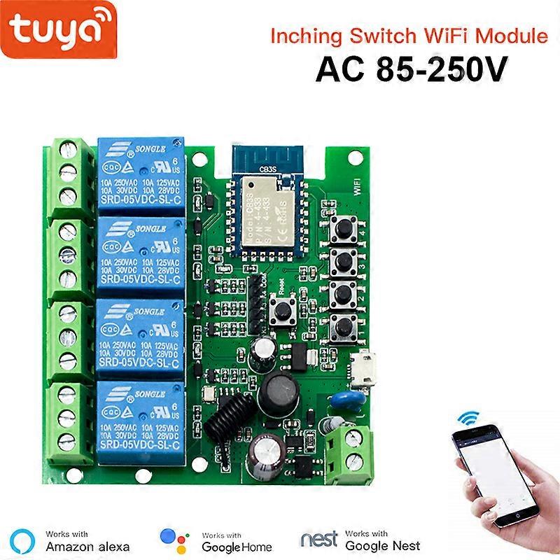 TUYA WiFi Zigbee smart kretsbryter over strøm under spenningsbeskyttelse Strømmåling 1-63A trådløs fjernkontrollbryter