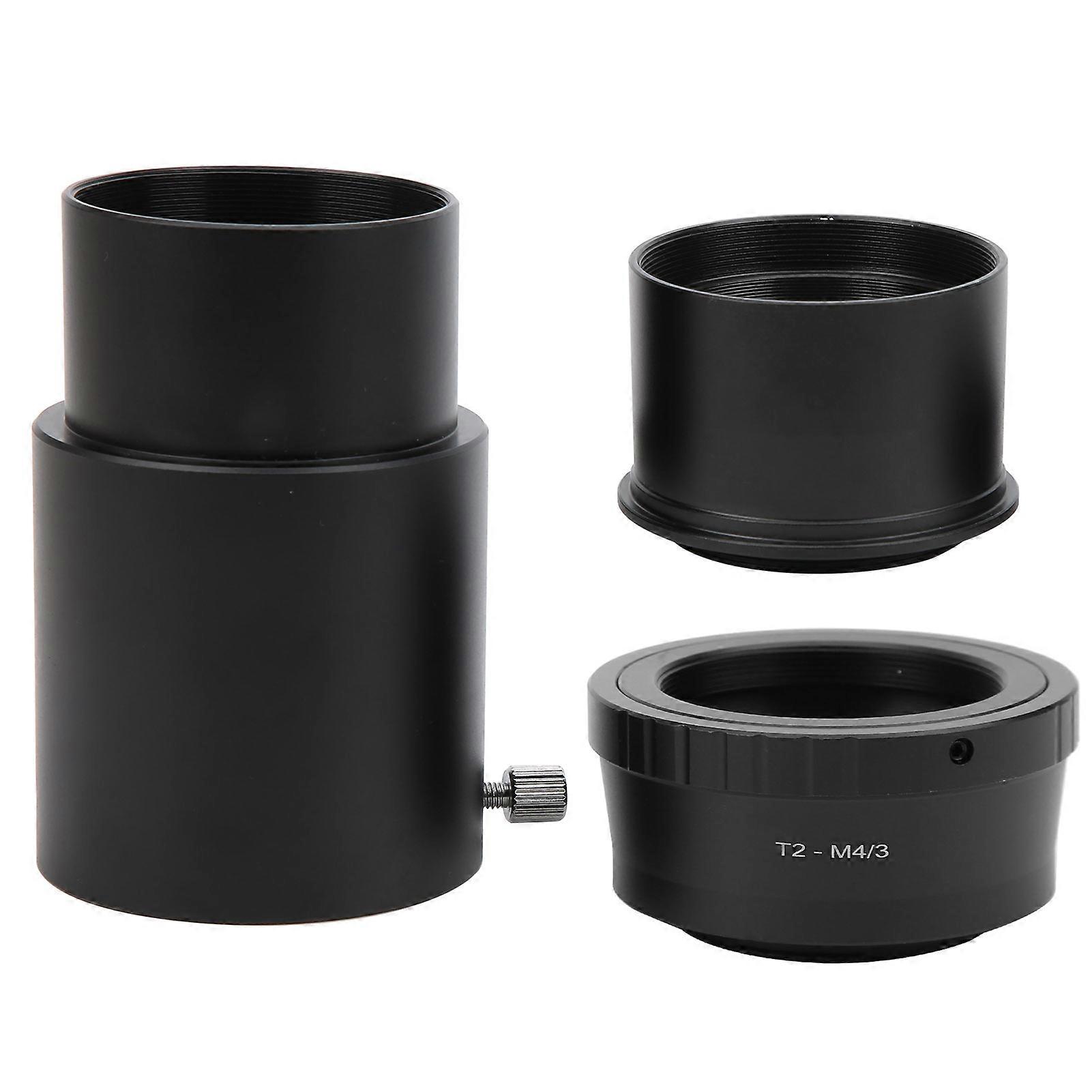 Astronomical Telescope 2in 60mm Eyepiece Extension Tube Add for T2M4/3 Adapter Ring Set