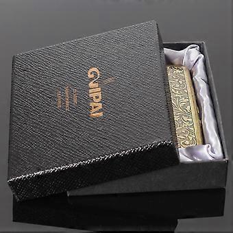 Guipai Men's Cigarette Case Vintage Bronze Cigarette Case 20 Pcs Portable  Cigarette Storage Box Thickened Metal Men's Cigarette Holder