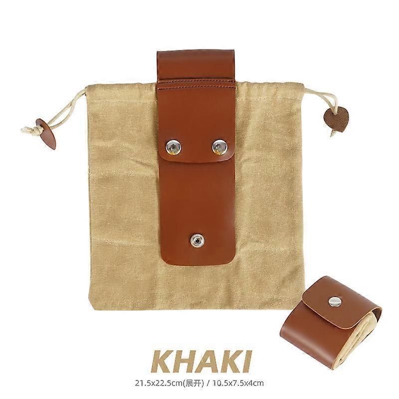Canvas Jungle Fruit Bag Folding Small Bag EDC Kit Tie