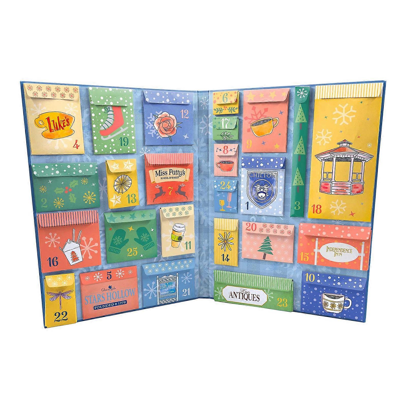 Gilmore Girls Advents Calendar 25 Surprises Pockets Toy Countdown Box Fan Collection for Kids Adults