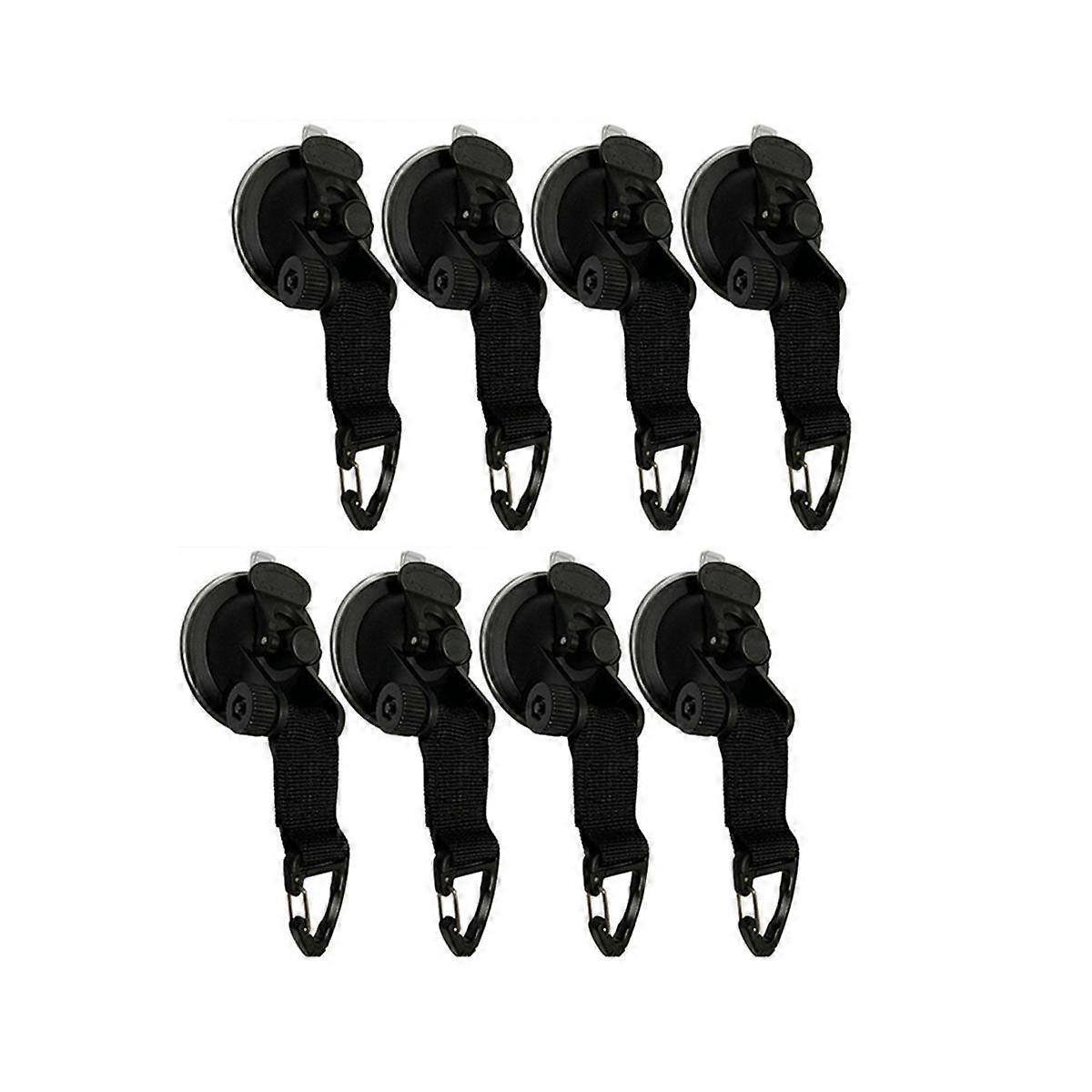 8Pcs Suction Cup Anchor Fix Hook Tie Down, Camping Tarp As Car Side Awning, Tent Fix Hook Accessori