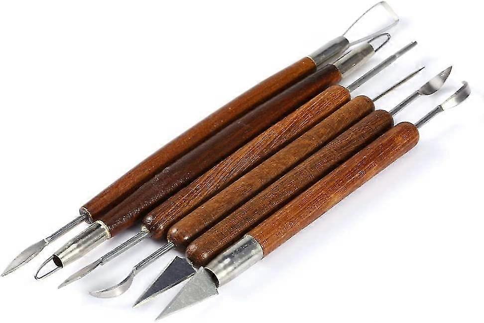 6-piece Clay Sculpture Set, Ceramic Clay Tools