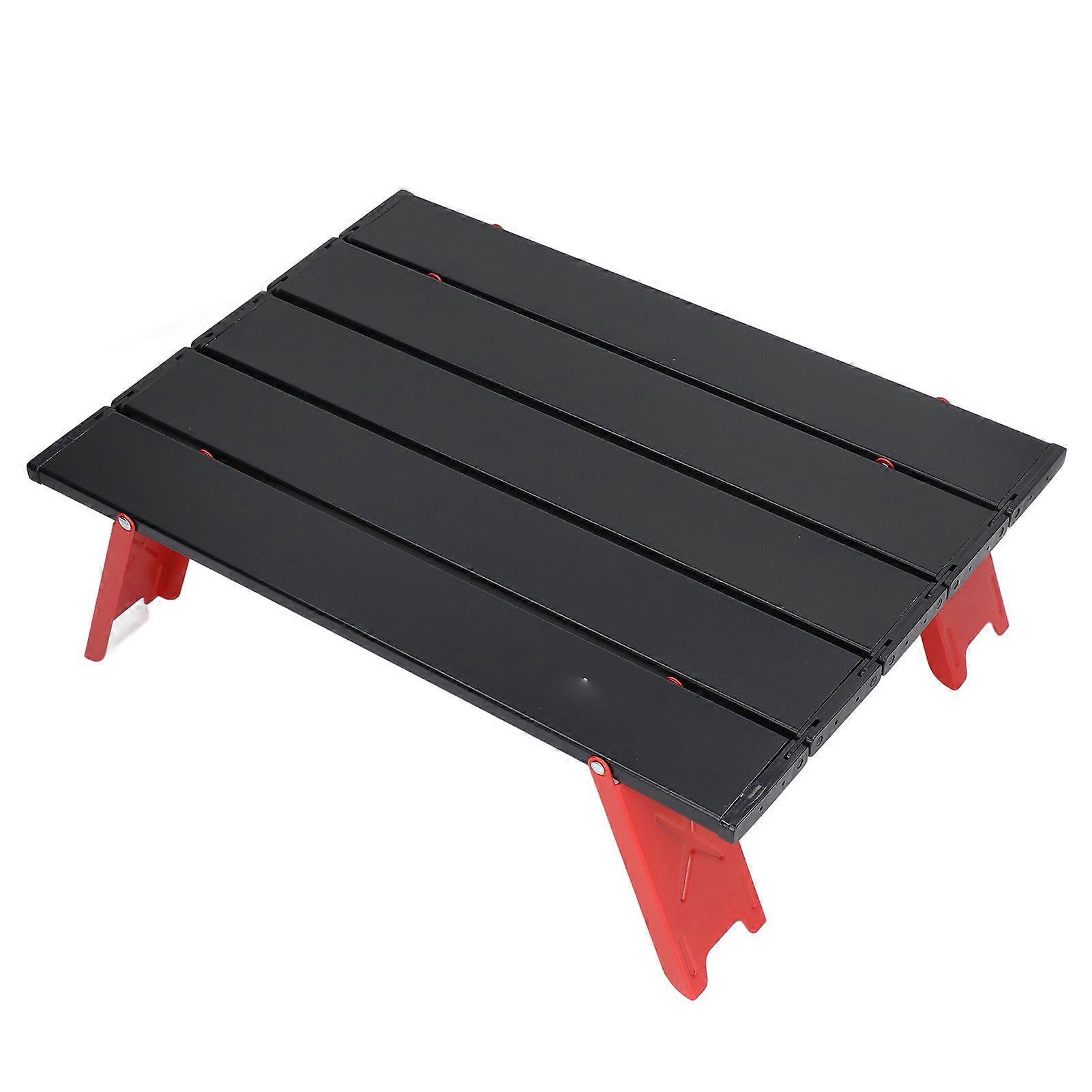 Outdoor Folding Table Mini Portable Lightweight Camping Table Aluminum Collapsible Table Roll Picnic Table