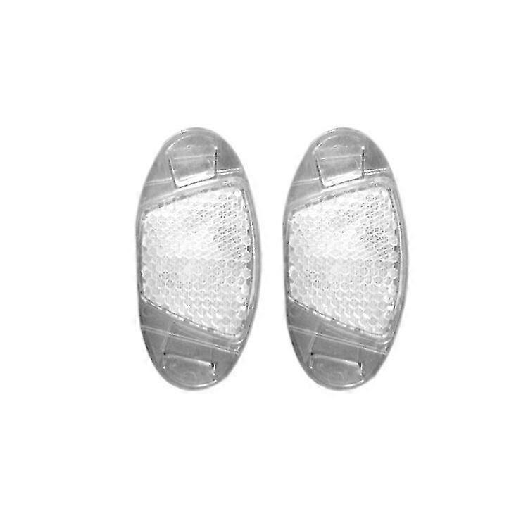 10 قطع، عاكس عجلة بيضاء، عاكسات دراجة، لتحسين سلامة ركوب الليل