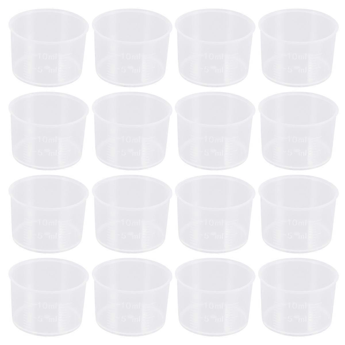 100 st silikon mätkoppar plast mätkopp mätkopp mätkoppar flytande mätkopp