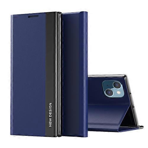 For iPhone 15 Side Electroplated Adsorption Leather Phone Case