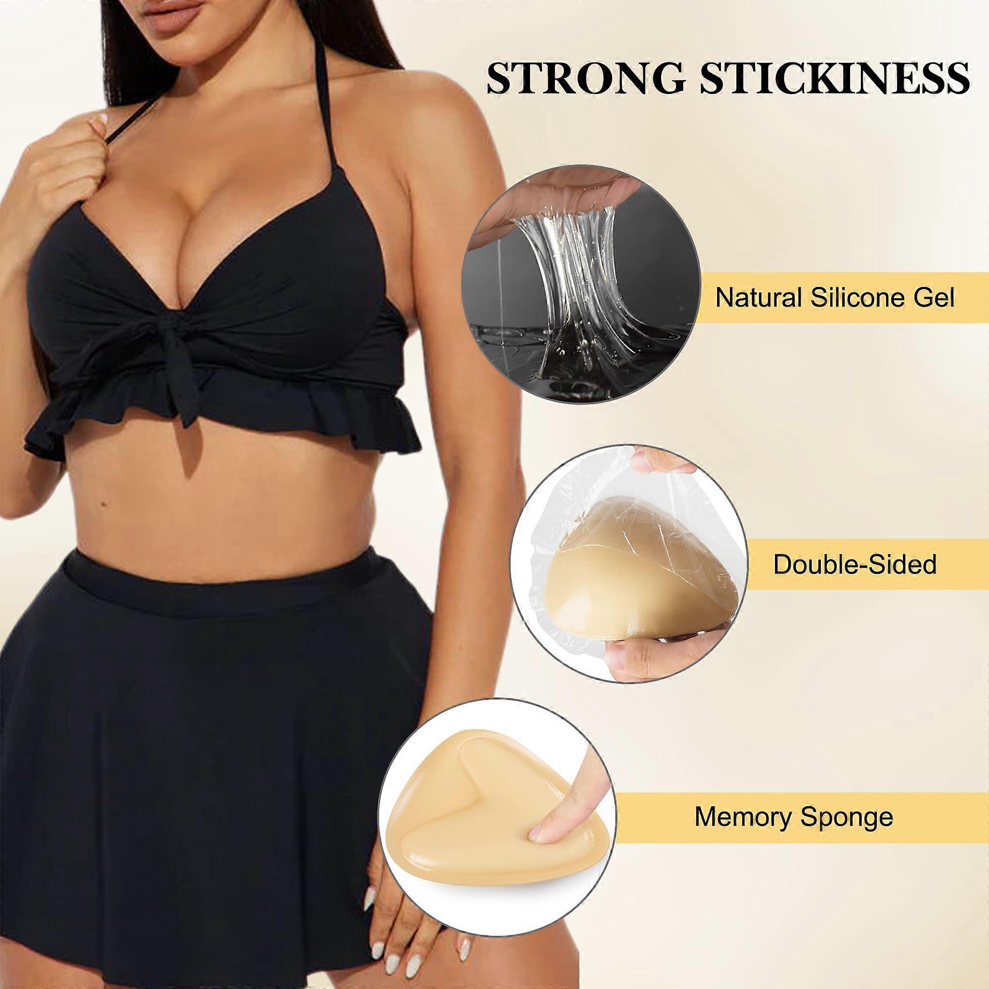 S-L Stick-on Double Sided Adhesive Nubra Bra Pad Inserts Push Up (1.7cm)