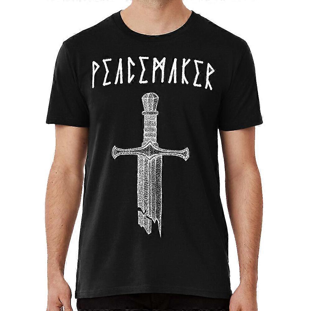 Peacemaker-goottilainen rikkinäinen miekkariimu t-paita