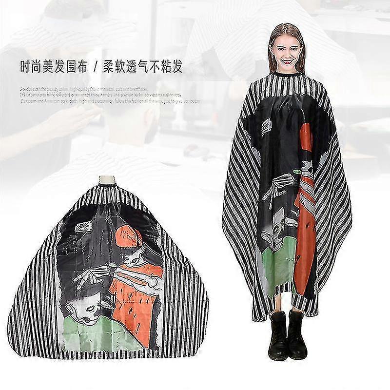 ヘアカット布帯電防止カットヘア防水パターンガウンサロン理髪師理髪師美容師エプロン美容師ケープヘアスタイリツール