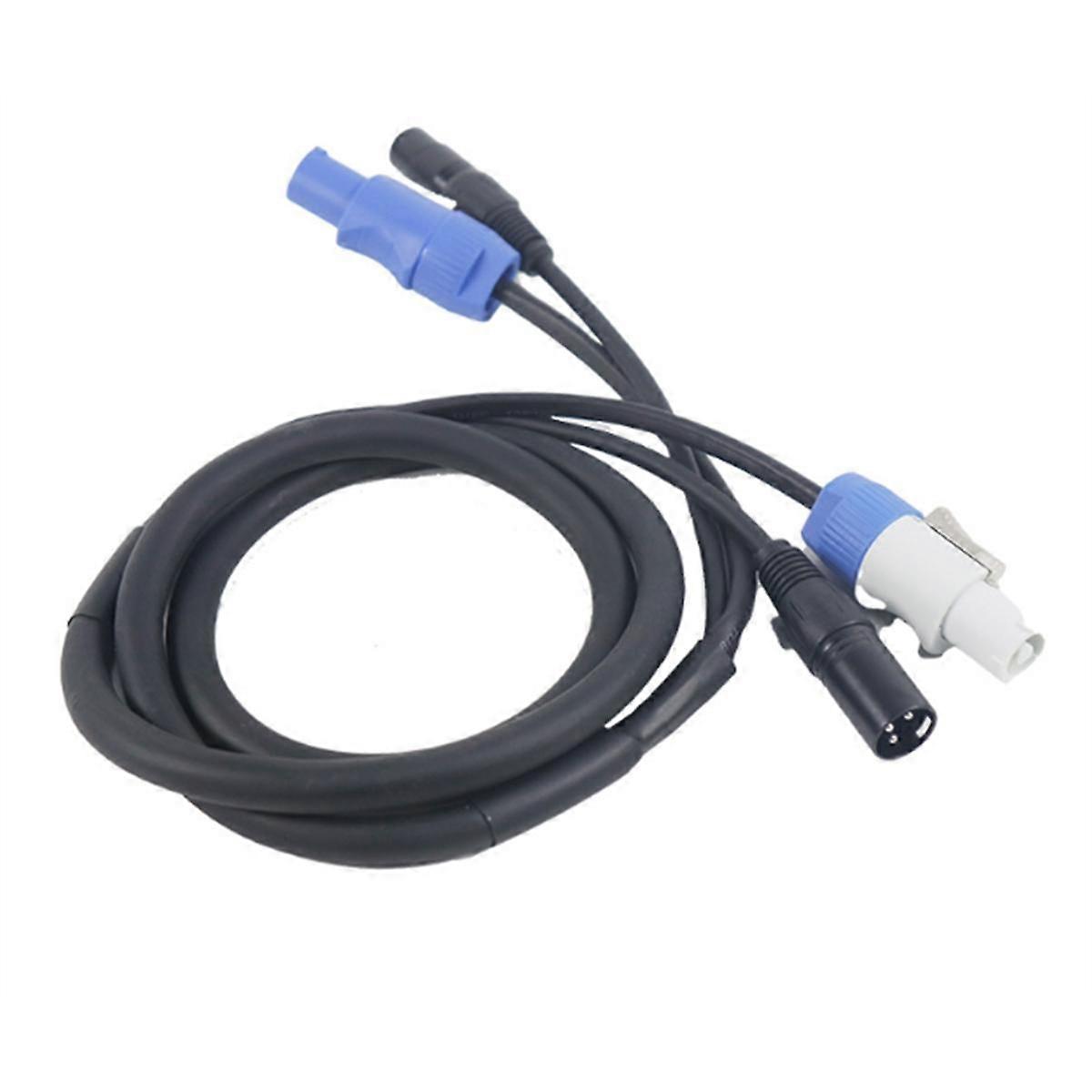 Cavo DMX Powercon Combinazione di spina Powercon e linea di segnale DMX XLR per il collegamento dell'alimentazione leggera