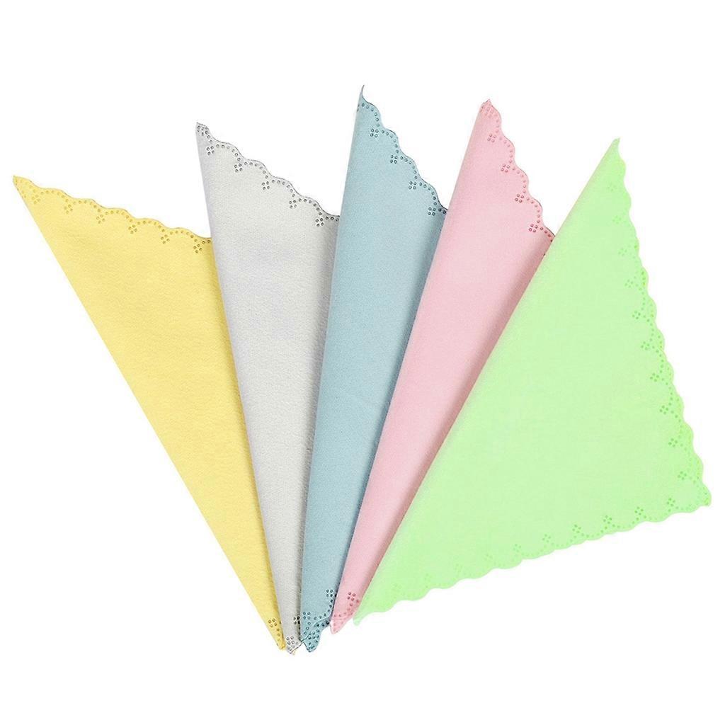 5Pcs String Instrument Polishing Cloth Guitar Brass Instruments Cleaning Cloths