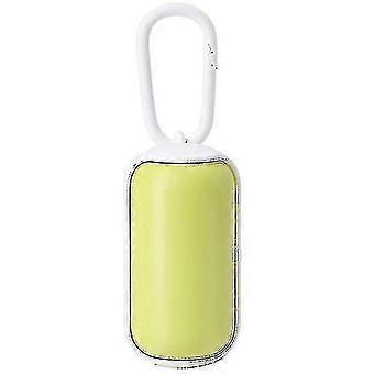 Haustier Müllsack Spender Tragbare Haustier Abfall Tasche Beutel Spender für Walking Travel (1 Stück, grün)