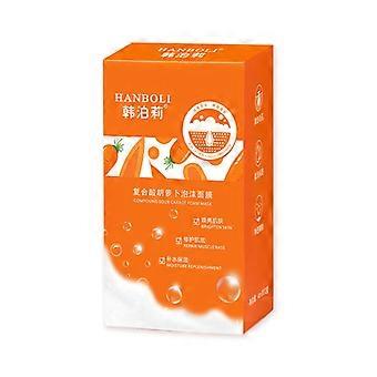 Facial Mask Carrot Foam Smear Mask Cleansing Shrink Pores Moisturizing Hydrating Jelly Film_c24070640