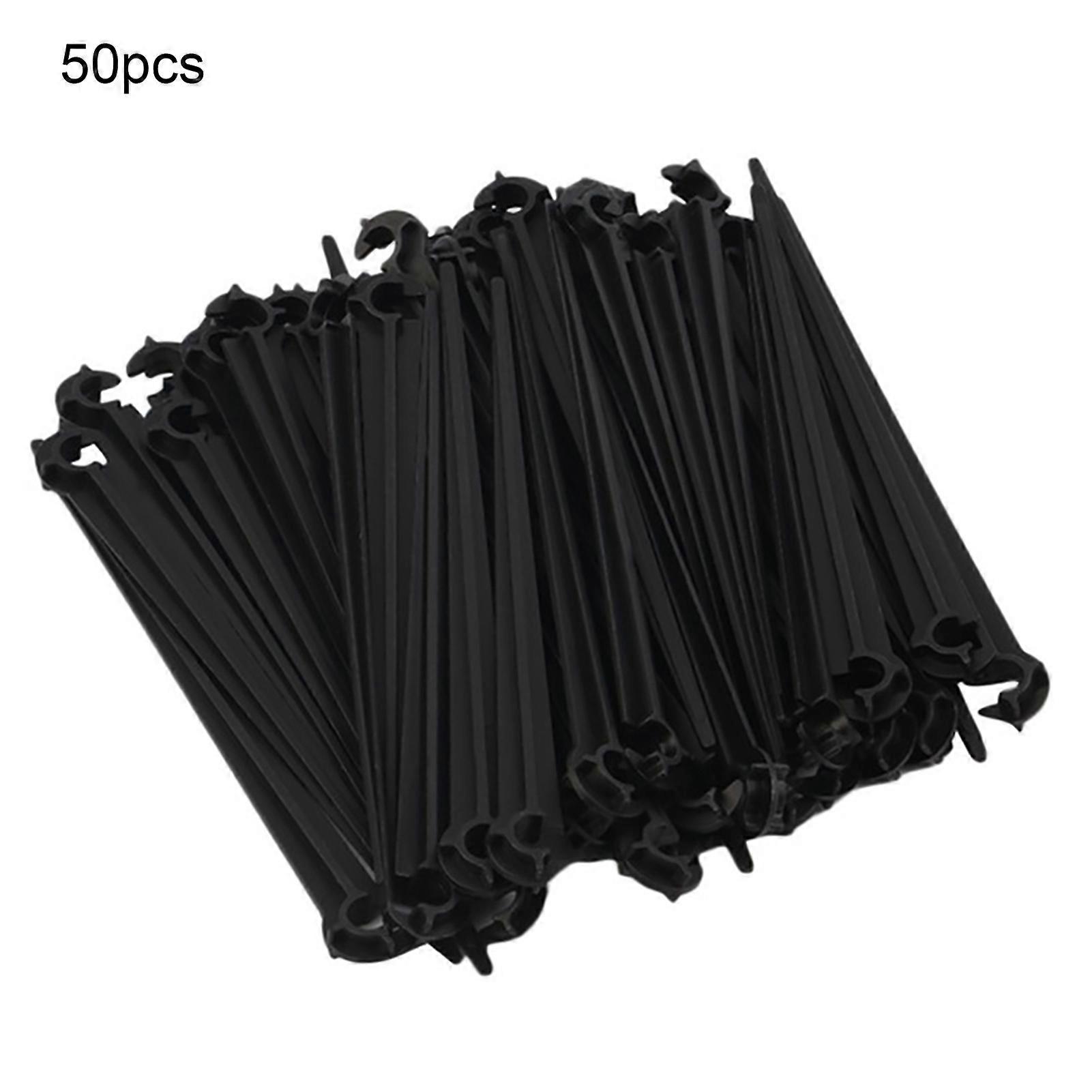50Pcs 11cm Hook Fixed Stems Support Holder for 4/7mm Drip Irrigation Water Hose KAESI