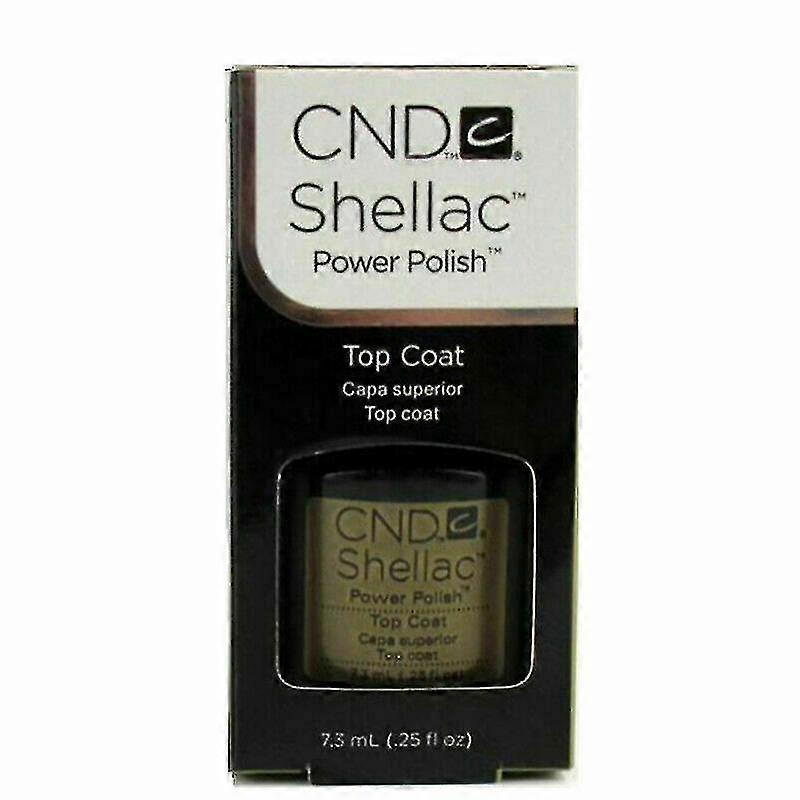 Cnd Shellac Base & Top Coat Gel Vernis à ongles Soak-off Uv - Free Tracked Post