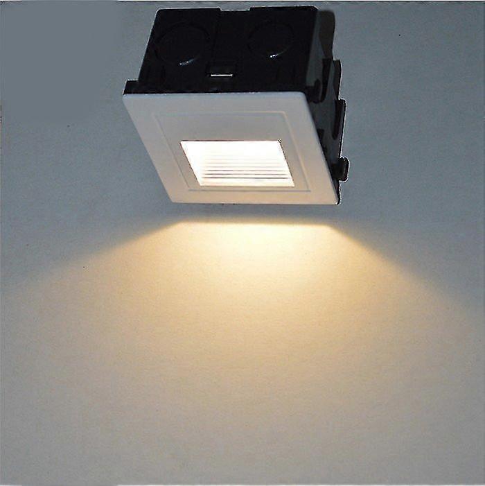 Led Recessed Wall Spotlight 3w Wall Sconce Stair Step Light Floor Motion Sensor Lamp