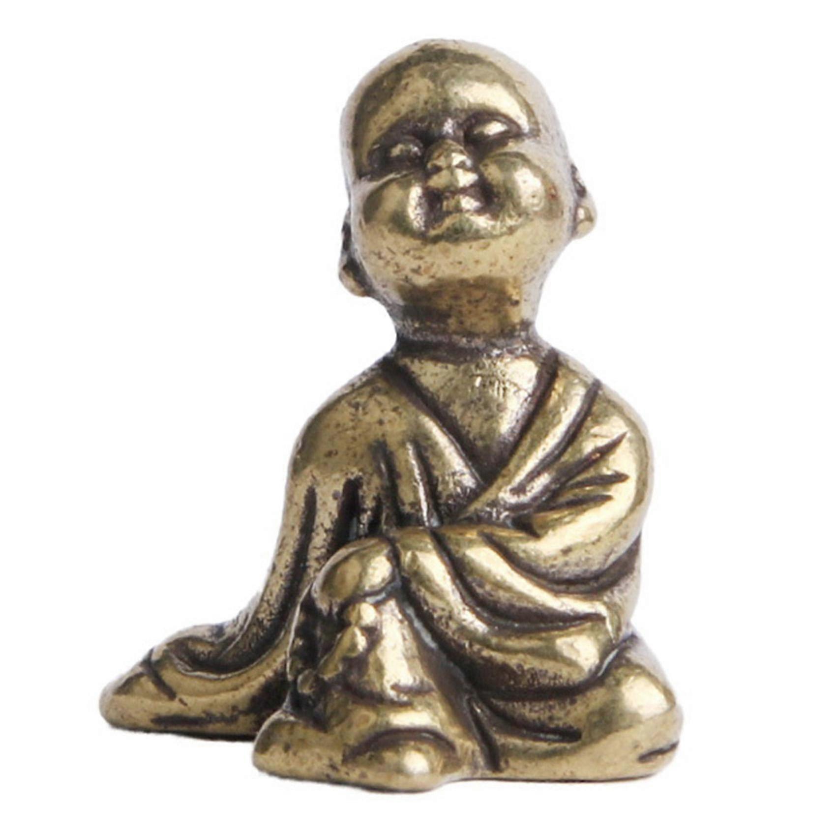 Miniature Venerable Little Statue Bronze Little Statue -the Little Master Keychain Home Decor