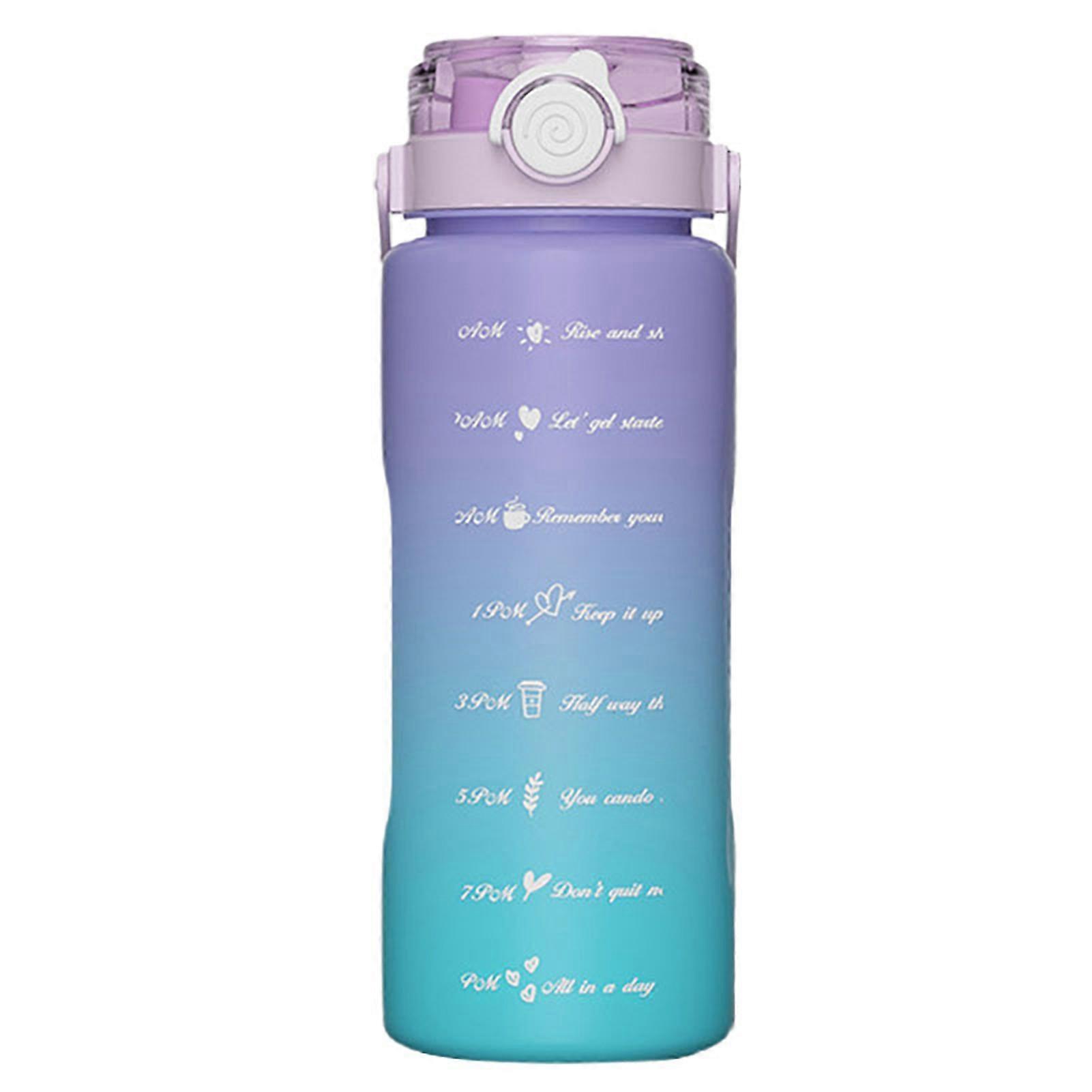 2000ML Water Cup Large Capacity Food Grade Sealed Leak-proof with Scale Drink Sport Water Bottle with Straw Household Supplies KAESI