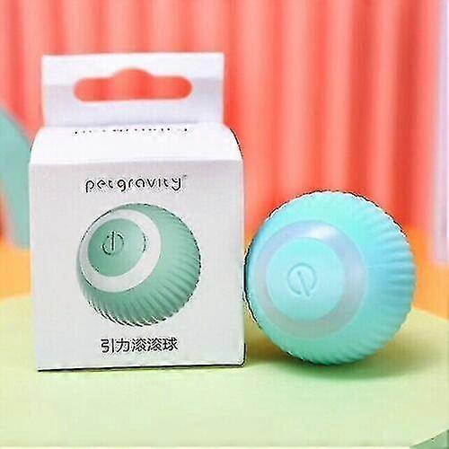 צעצועי כדור כלבים חשמליים מתגלגלים אוטומטית צעצועי חיות מחמד חכמים לכלבים אילוף עצמי מעולה