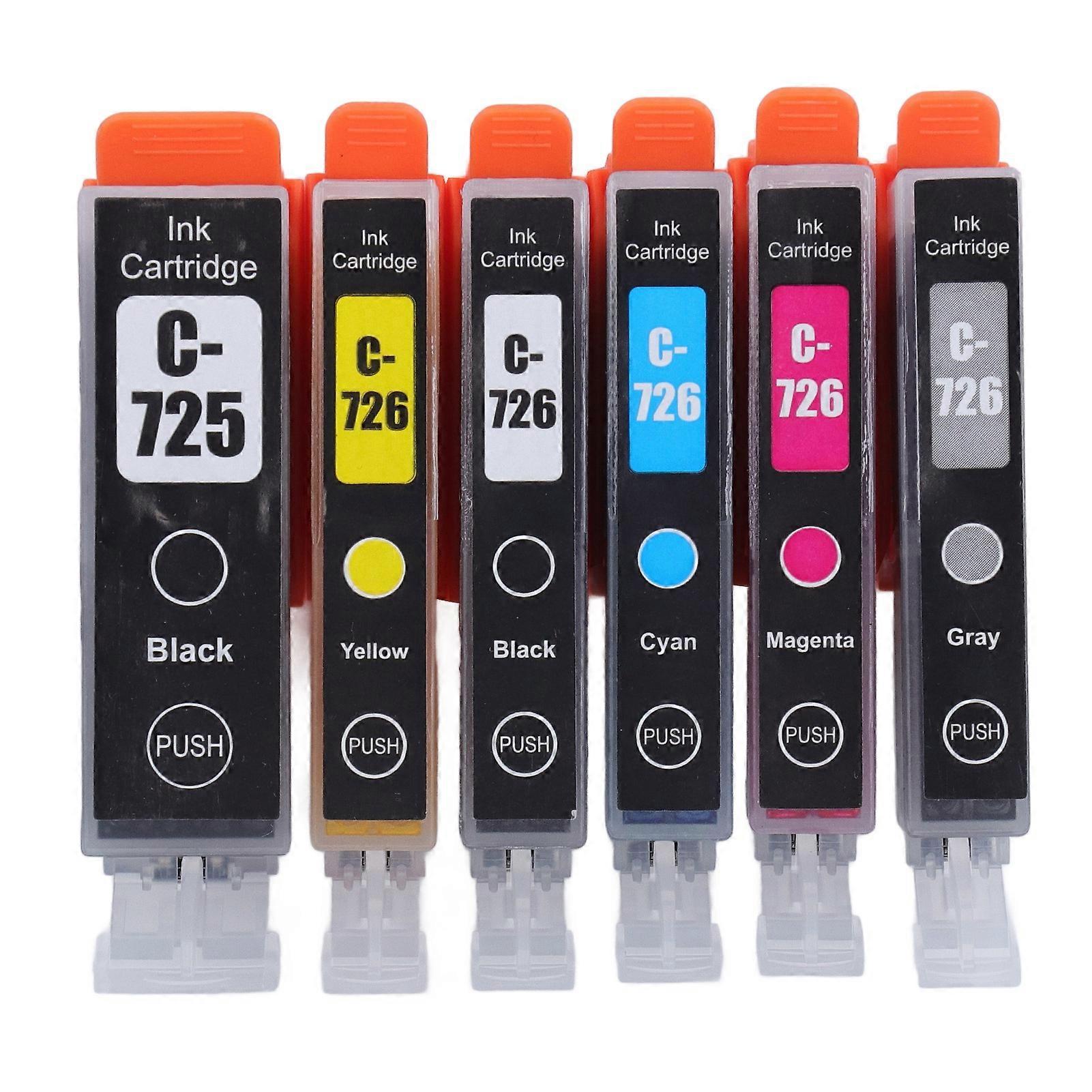 Ink Cartridge ABS Printer Cartridge with Ink for PIXMA IP4870 IP4970 IX6560 Printer BK BK C M Y GY