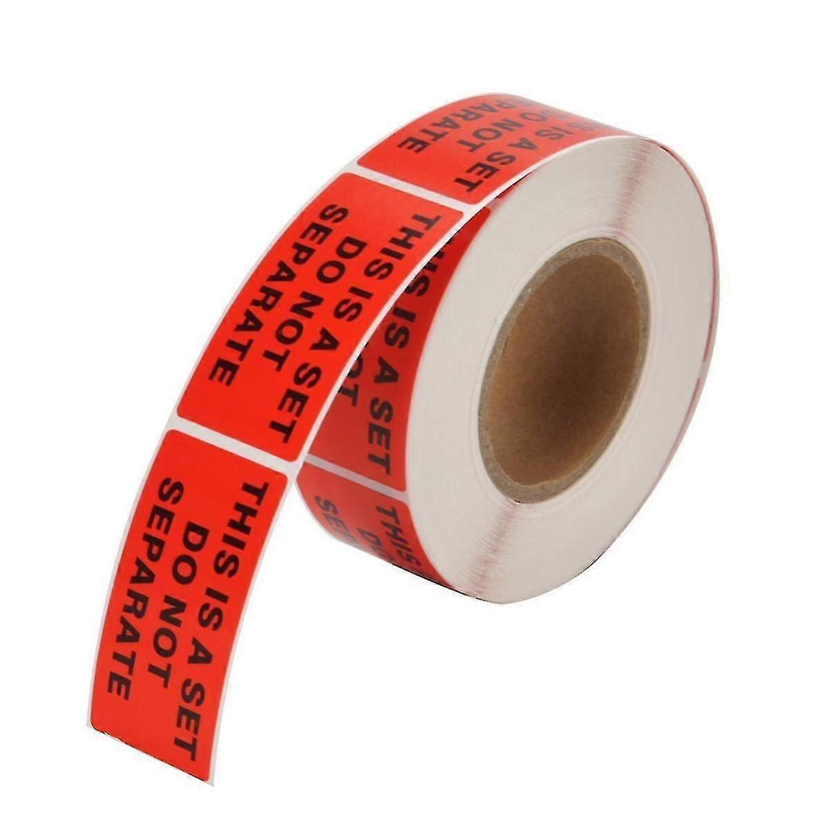 This Side Up Arrow, Handle With Care, Warning Shipping Labels(red)