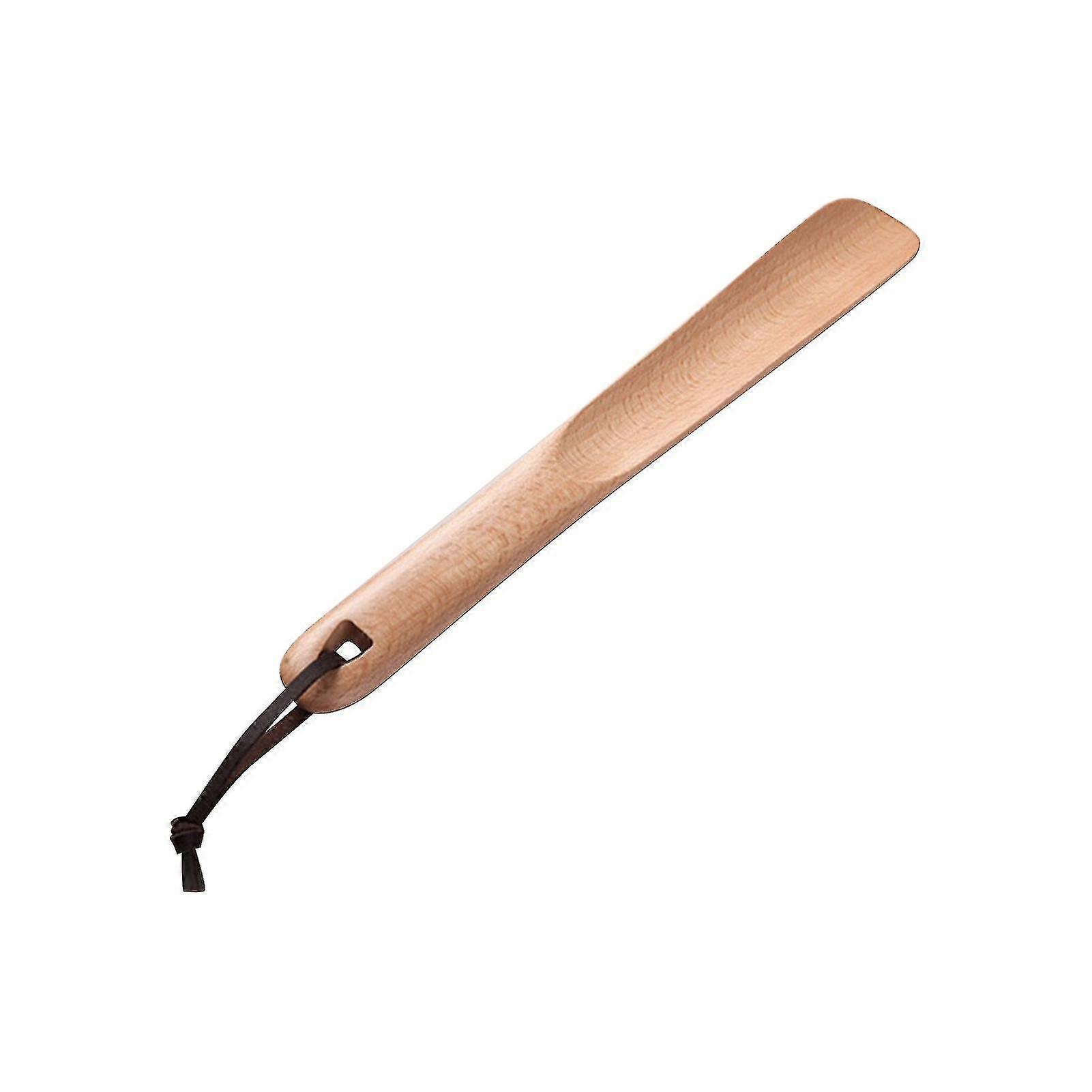 Portable Solid Wood High Heel Shoe Horn Professional Long Handle Lifter Tool