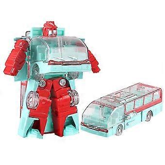 Modello di trasformazione del robot di deformazione del veicolo del mini bus