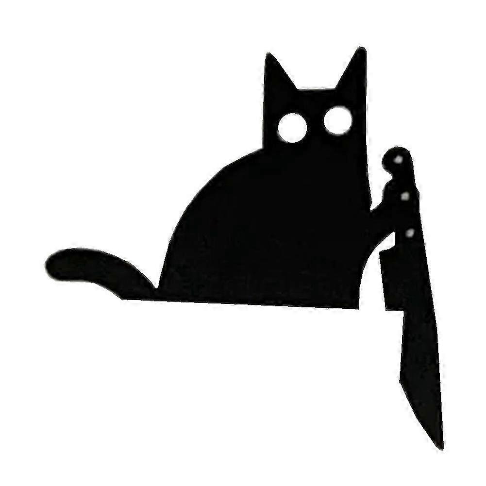 金属可爱猫门框 猫门框角落装饰 家居装饰门装饰标志 C