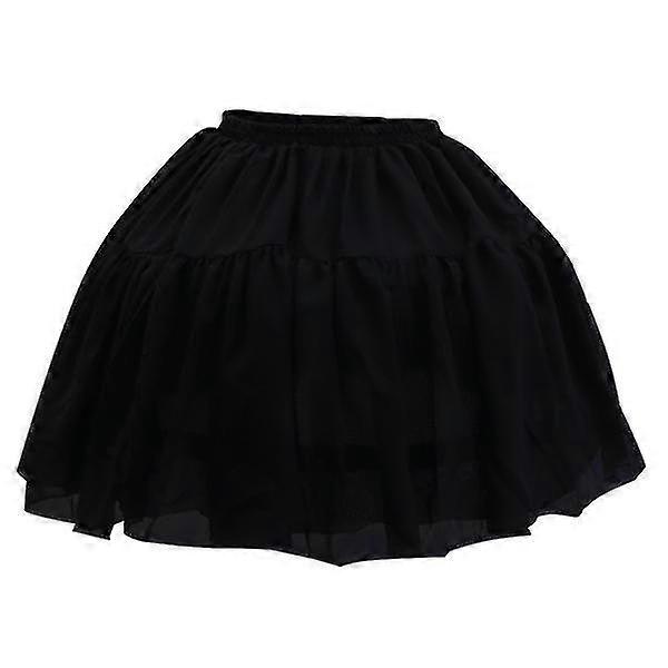 1 Pc Robe Jupon Ajustable Jupon Jupe Lolita Jupon (noir) xi