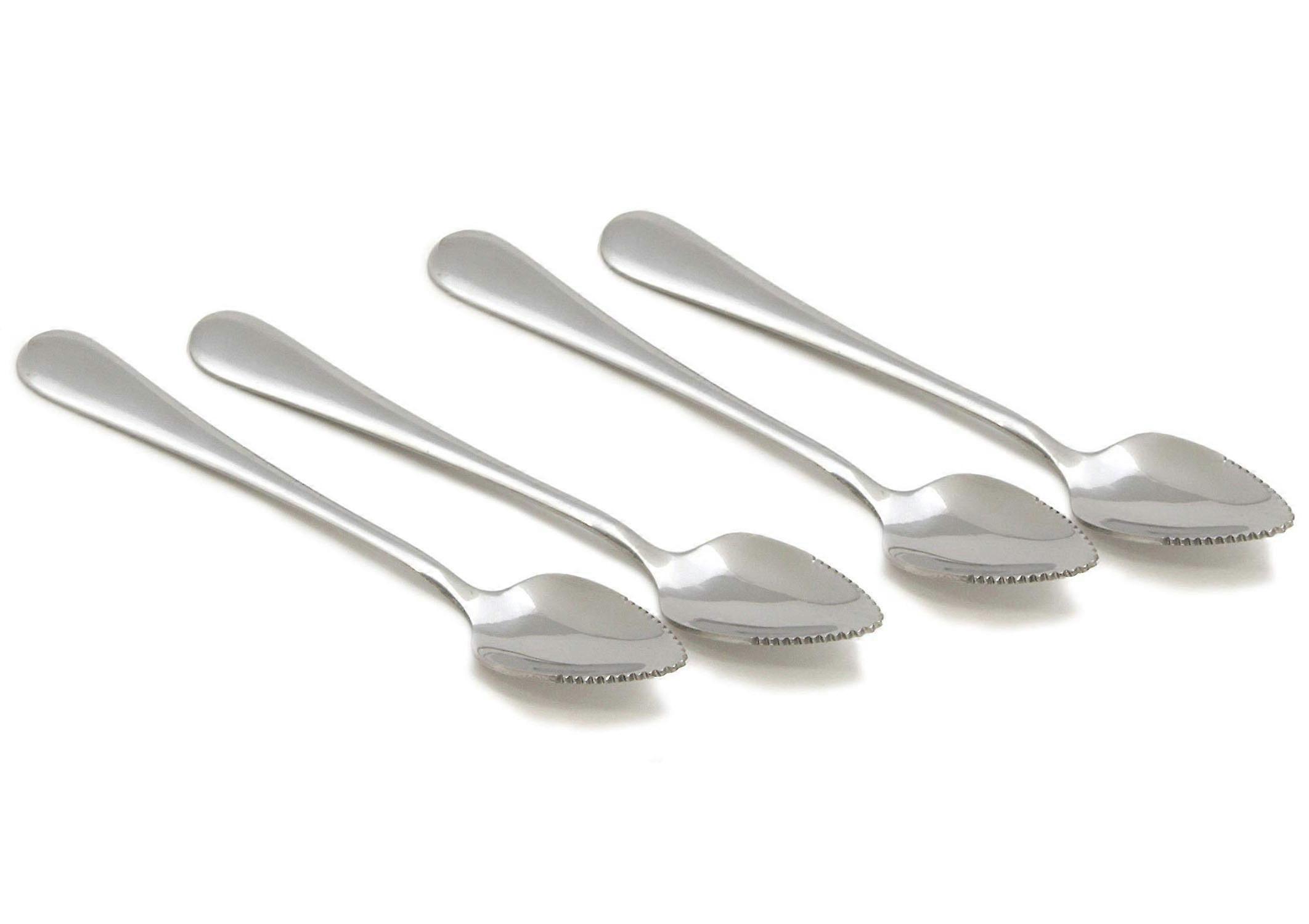 Grapefruit Spoon, 2-Pack, 7 In L, Silver