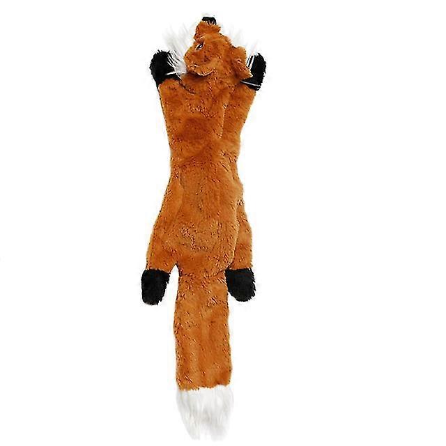 Simulation Animal Skin Toys 45Cm For Pet Sounding Plush Toys Raccoon Squirrel Voice Leather Shell Household Pet Dog Products