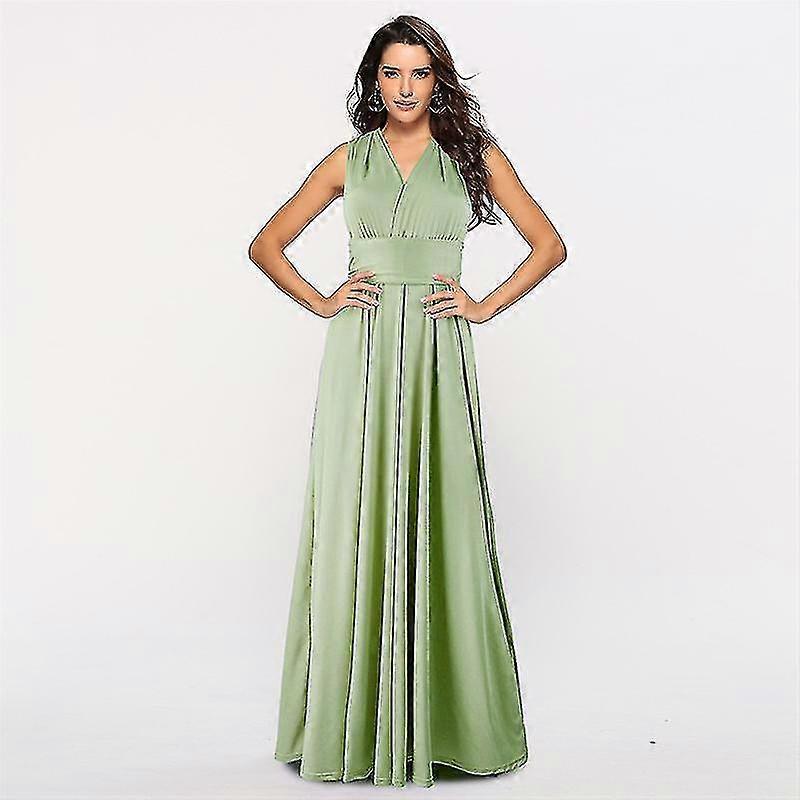 Női este Multi Way Wrap Koszorúslány Hivatalos Hosszú Maxi ruha Ysm2035