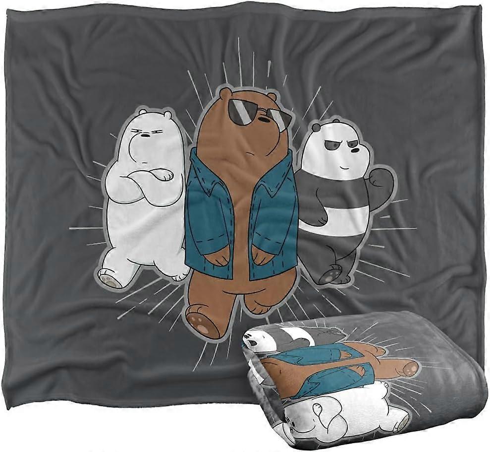 Cobertor We Bare Bears, Jaqueta Toque Sedoso Super Macio Cobertor