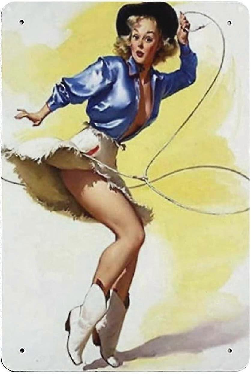 Μεταλλικό κασσίτερο σημάδι αγωνιστικό pinup κορίτσι vintage κασσίτερος αφίσα μεταλλικό σημάδι 8x12 ίντσα ή 12x16 ίντσα λειτουργία 2208