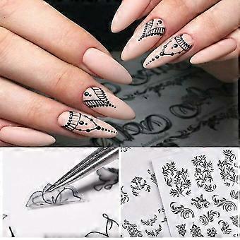 Adesivi Per Nail Art, Decalcomanie Vintage A Trasferimento D - Foto 11