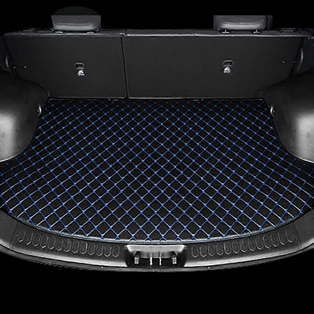 Suitable for BeautifulCar Leather Boot Liner Mats For 7 Series (with guardrail on the left) 2009-2015 (no refrigerator), Non-Slip Tailored Rear Trunk