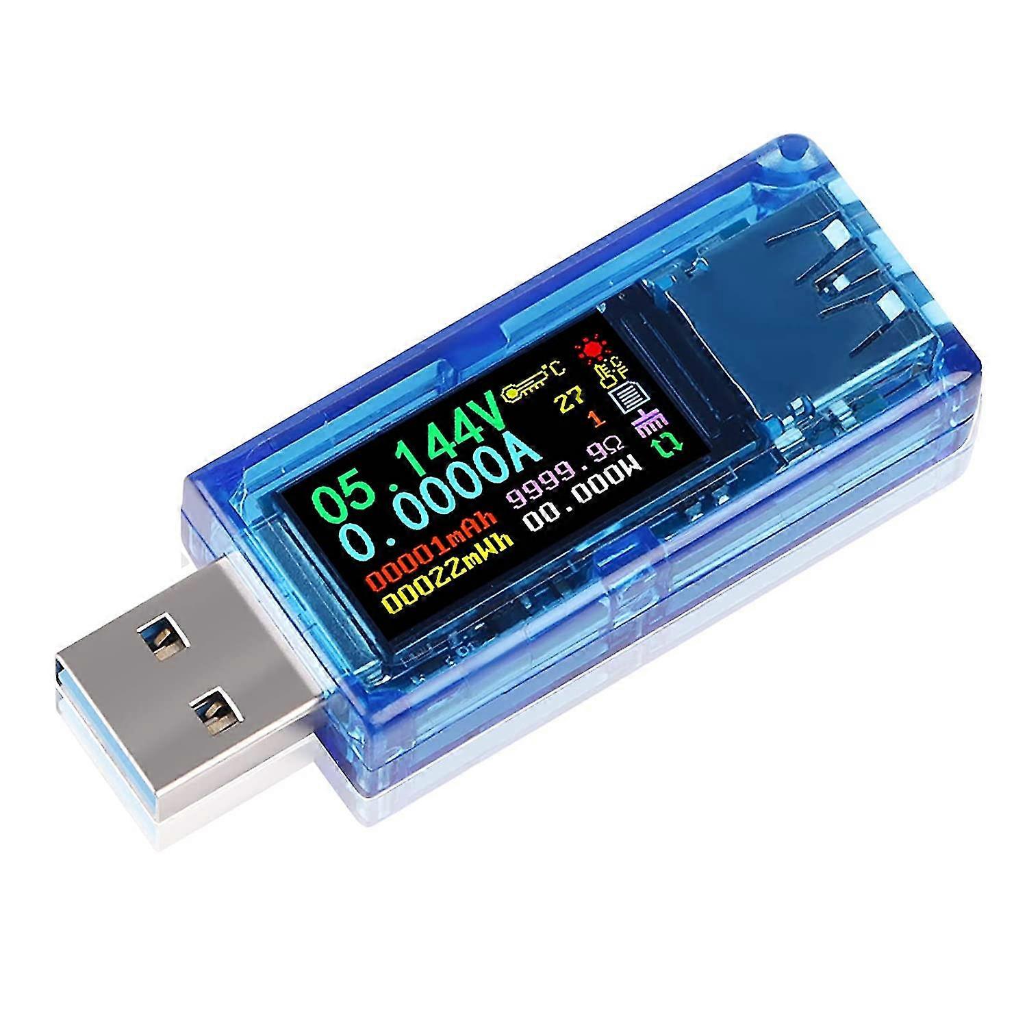 Usb 3.0 Tester Multimeter 3.7-30v 0-4a Usb Digital Current And Voltage Tester Meter Upgraded Version At35